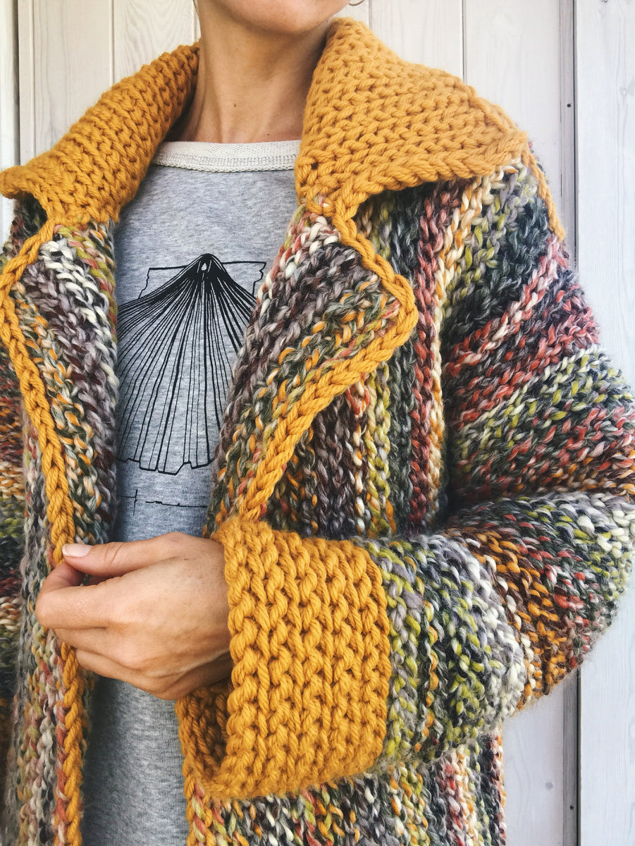 Ameri RUG PATTERN KNIT JACKET マスタード FREE Farmhouse Inspired Knitted Mug Rug - YouTube
