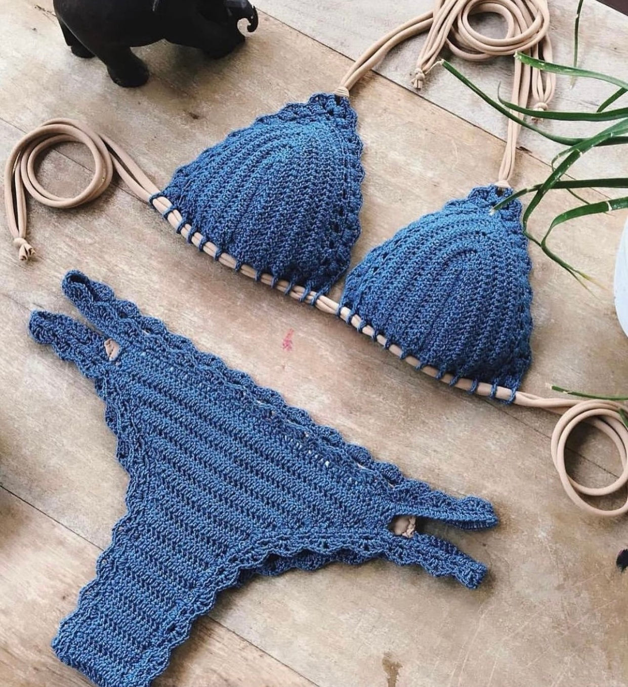 PDF-file for Crochet PATTERN, Marina Crochet Bikini Top and Brazilian Bottom