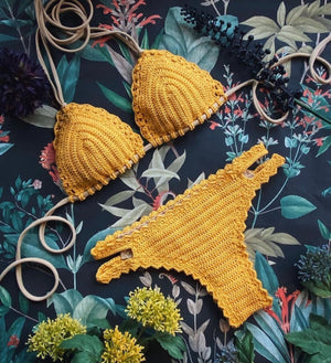 PDF-file for Crochet PATTERN, Marina Crochet Bikini Top and Brazilian Bottom