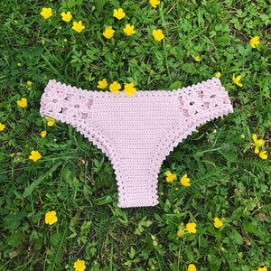 PDF-file for Crochet PATTERN, Coralia Flower Brazilian Bikini Bottom