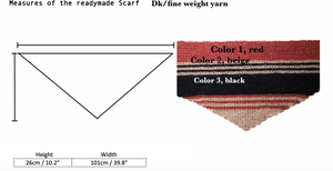 PDF-file for Crochet PATTERN, Thuleia Scarf