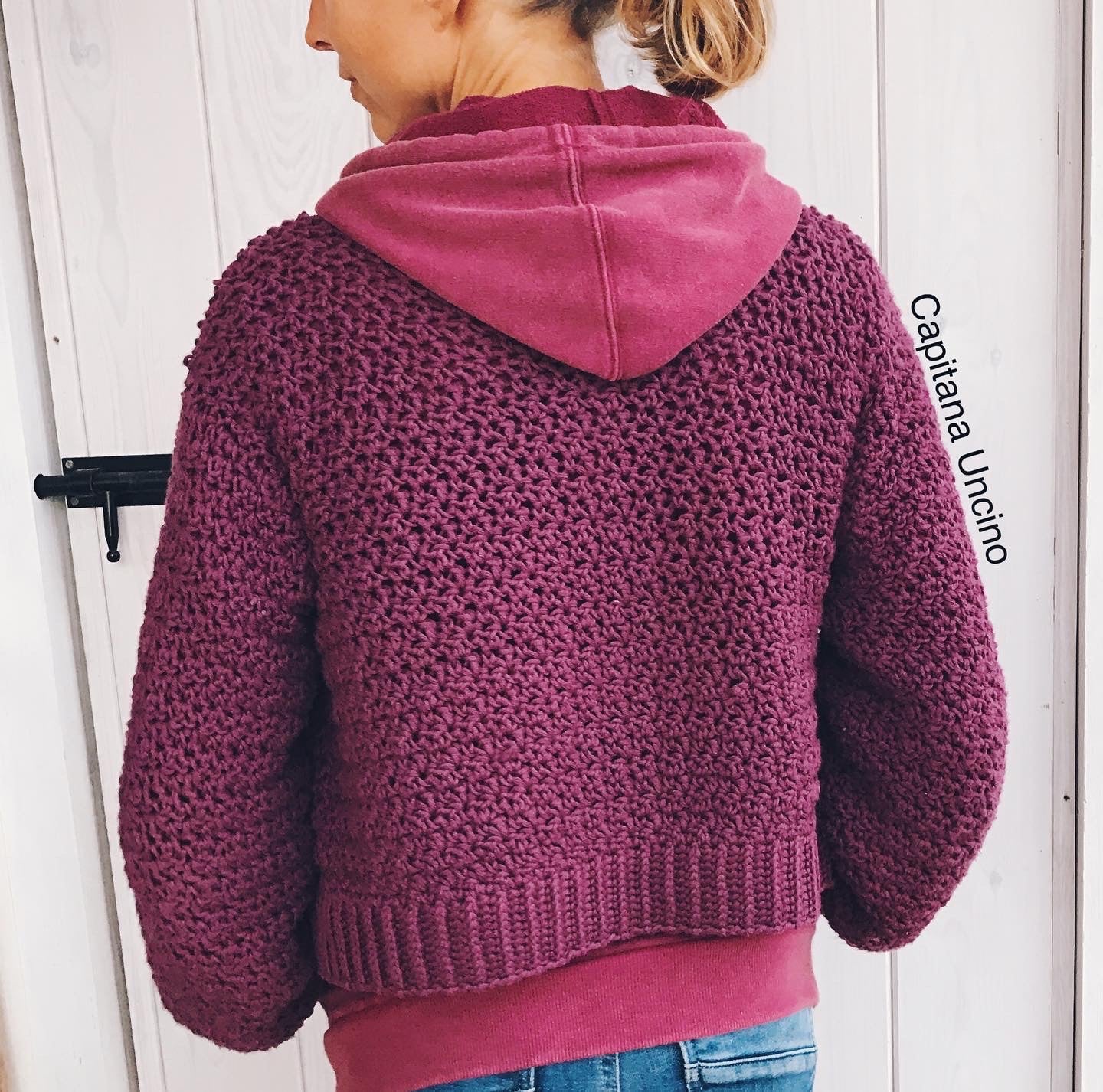 PDF-file for Crochet PATTERN, Elsa Cardigan, 3 different Sizes