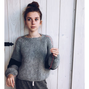 Pdf-file for Crochet PATTERN for Tell me a story Cropped Sweater