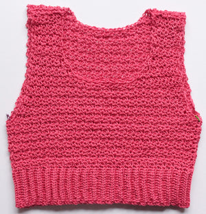 PDF-file, 3 Crochet PATTERNS, 3 Elsa Tops, Sizes XS-XL, Cropped top, 3 versions