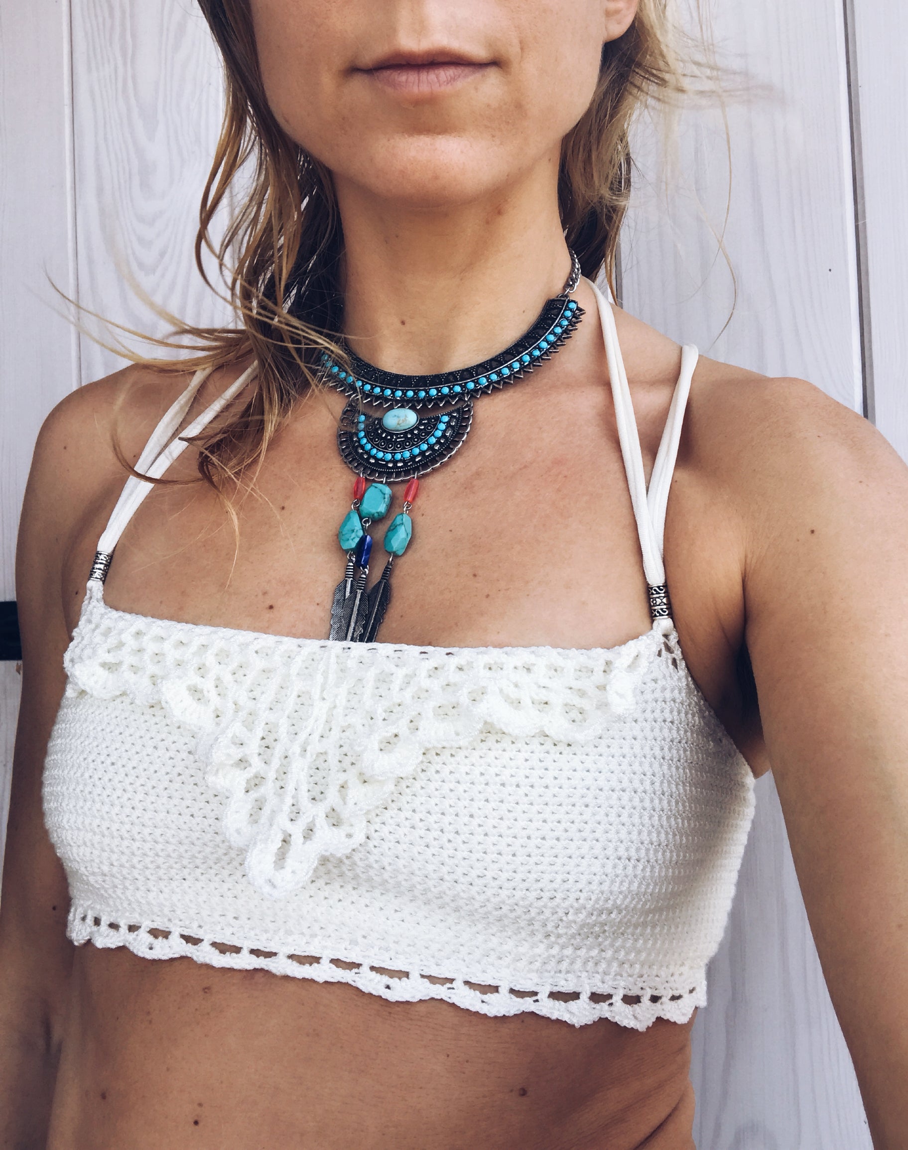 PDF-file for Crochet PATTERN, Liliana Bandeau Top, Bikini Top