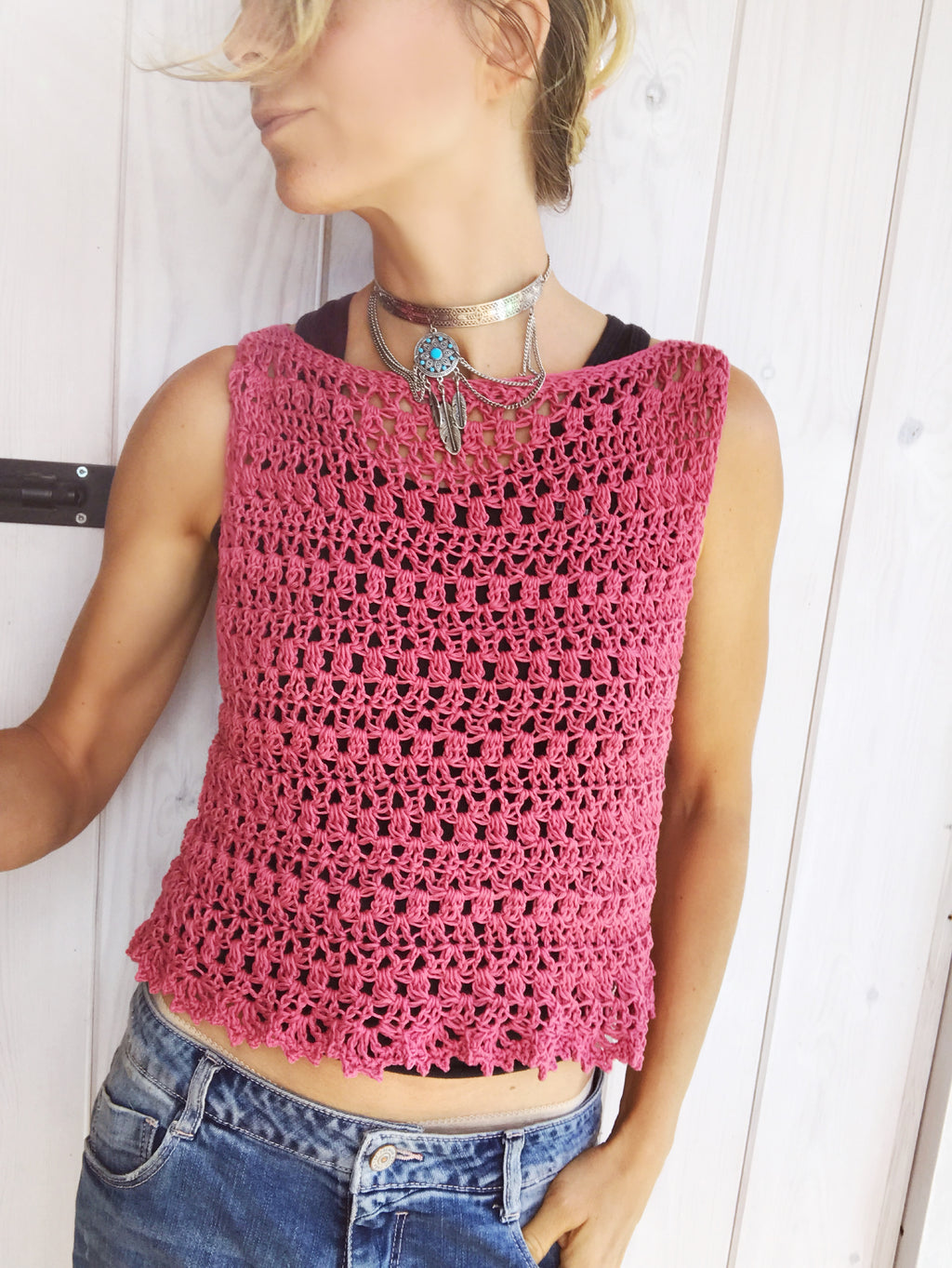 PDF-file for Crochet PATTERN, Alfreda Top, Dress