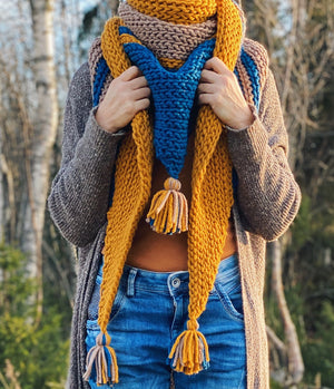 PDF-file for Crochet PATTERN, Thuleia Scarf