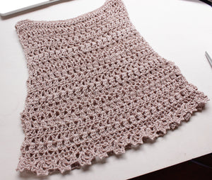 PDF-file for Crochet PATTERN, Alfreda Top, Dress