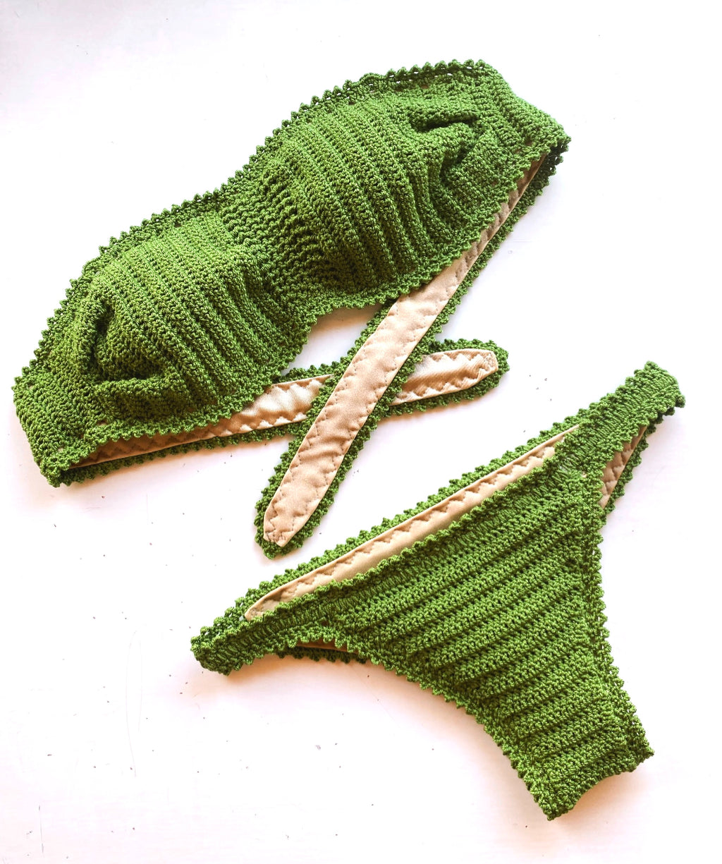 PDF-file for Crochet PATTERN, Alohi Crochet Bikini Top and Brazilian Bottom