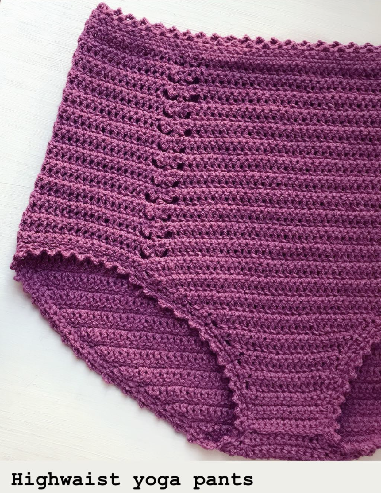 Crochet yoga pants hot sale