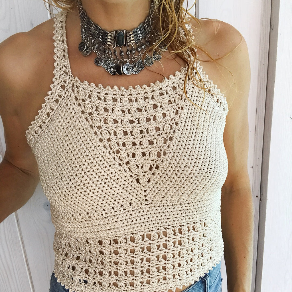 PDF-file for Crochet PATTERN, Leyla Crochet Top