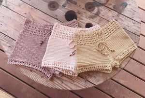 PDF-file for Crochet PATTERN, Leyla Crochet Shorts