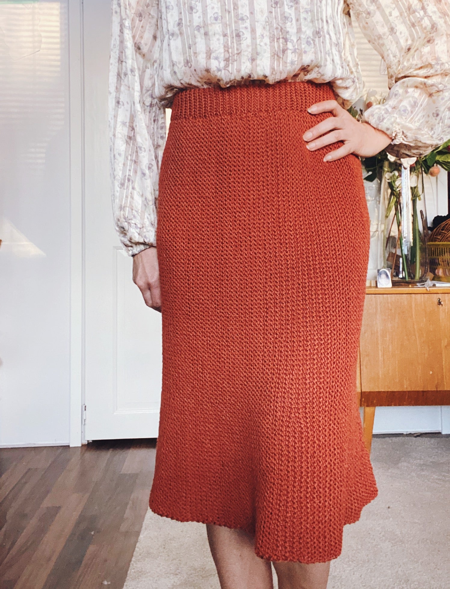 PDF-file for Crochet PATTERN, Esmeralda long Skirt