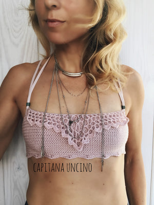 PDF-file for Crochet PATTERN, Liliana Bandeau Top, Bikini Top