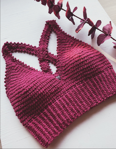 PDF-file Crochet PATTERN Transcendence Top – Elina Kaarina Designs