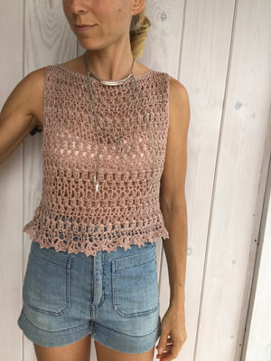 PDF-file for Crochet PATTERN, Alfreda Top, Dress